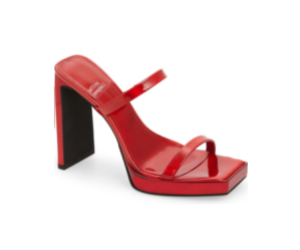 Red Strappy Shoe