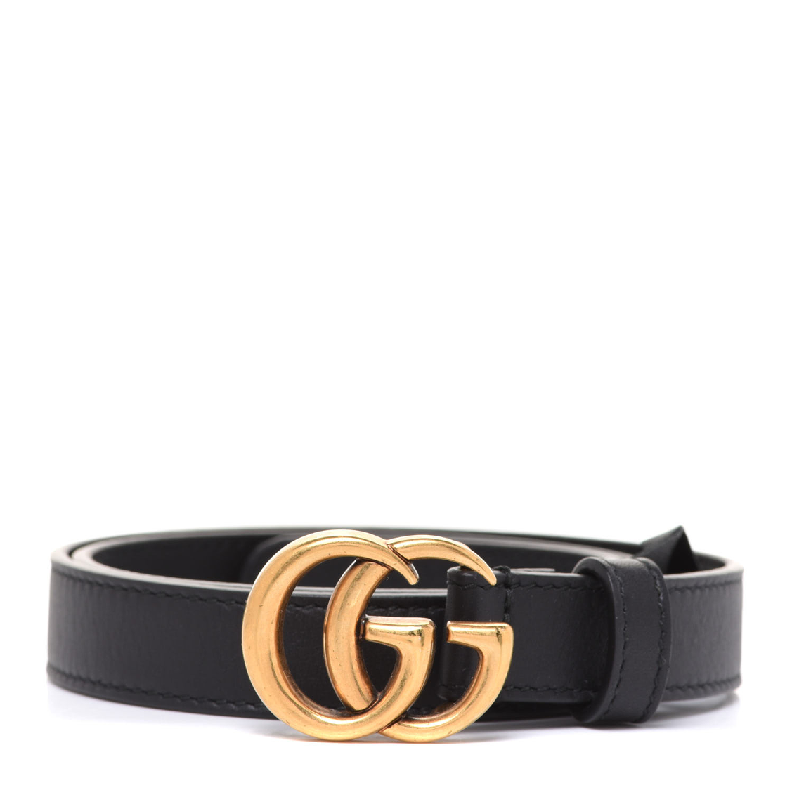 Black Double G Gucci Belt